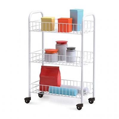 Metaltex - 340633 Carrito organizador de servicio 3 niveles