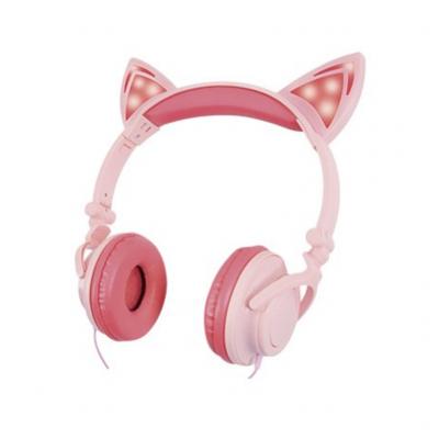 Misik - MH660 Audífonos alámbricos con orejas de gato