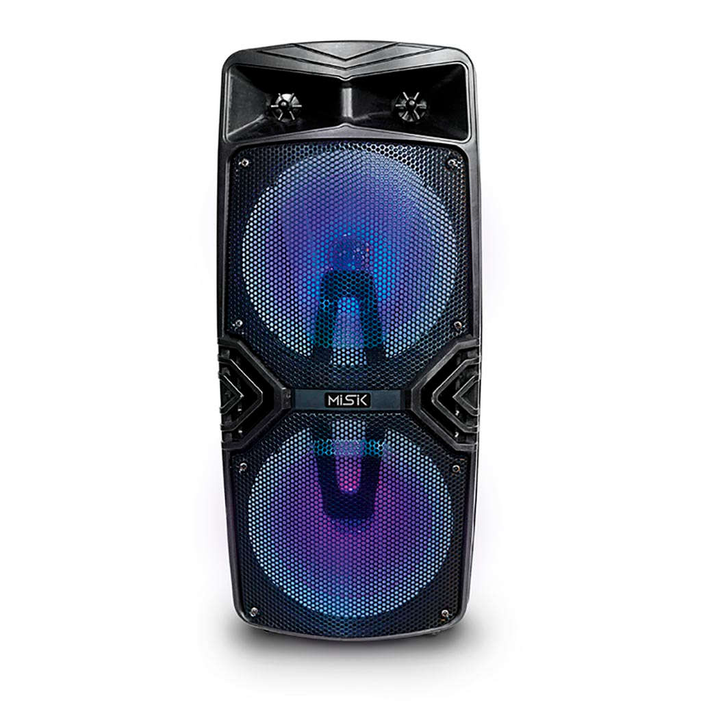 Misik - MB158 Bafle amplificador Bluetooth 2x8 pulgadas
